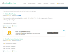 Tablet Screenshot of gpuzzles.com